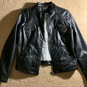 joujou faux leather jacket